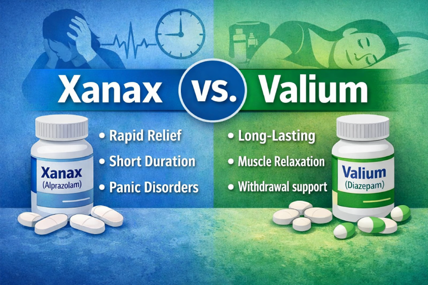 Understanding the Differences Between Xanax and Valium
